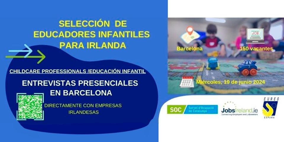 selección de educadores infantiles Irlanda