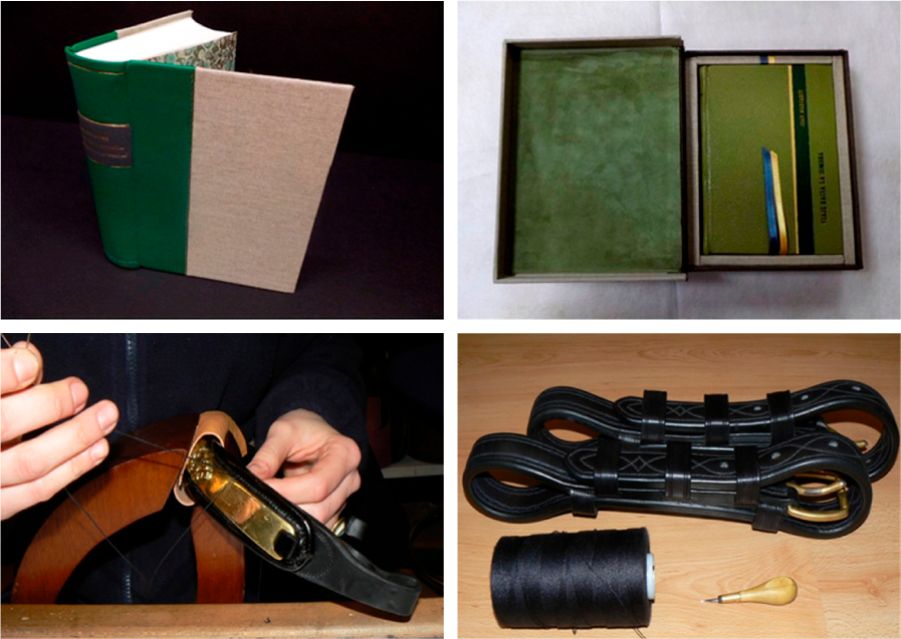 Conjunto de fotografías de los trabajos realizados por Patrimonio Nacional