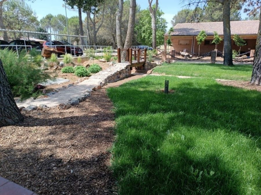 Jardín cuartel de marinería