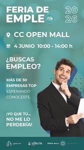 Cartel de la feria de empleo Job dating Lanzarote 2026
