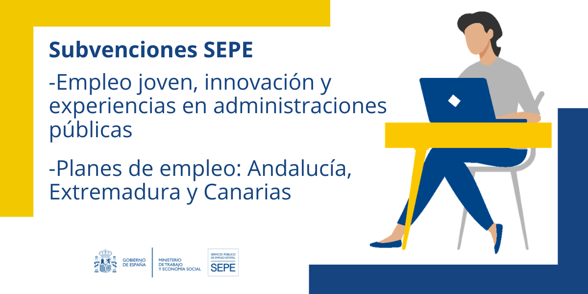 Subvenciones SEPE en el ámbito del empleo y de la formación en el trabajo para el año 2026