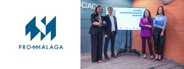 Foto de las personas responsables del programa de Emprendimiento de ProMálaga.