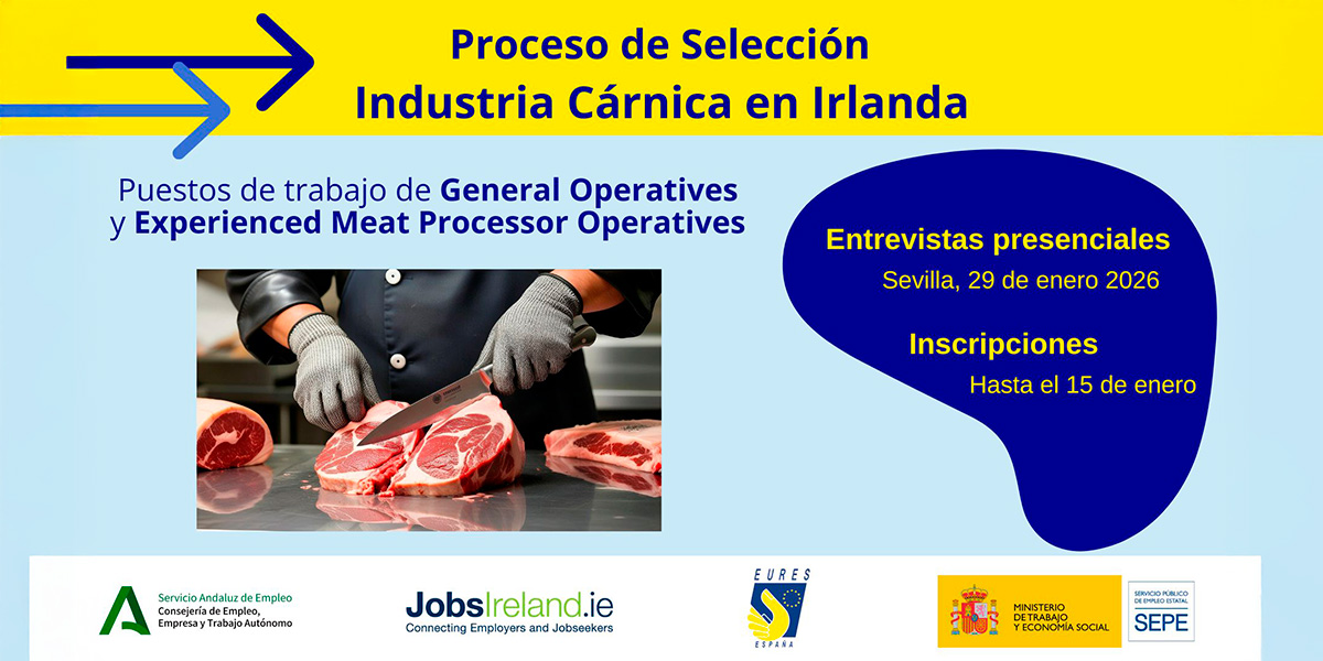 Irlanda busca trabajadores del sector cárnico: 188 puestos disponibles