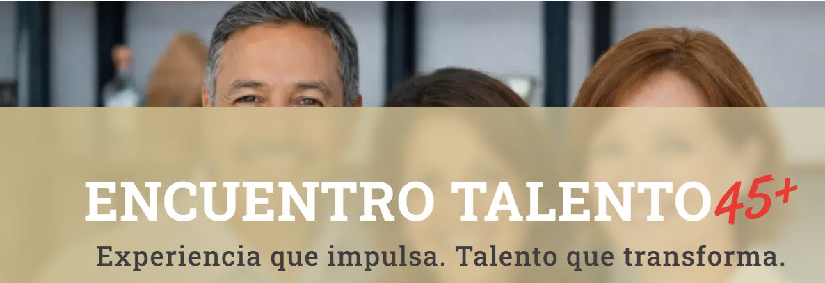 logo de la feria de la camara de comercio de toledo promocionando el empleo para mayores de 45 años