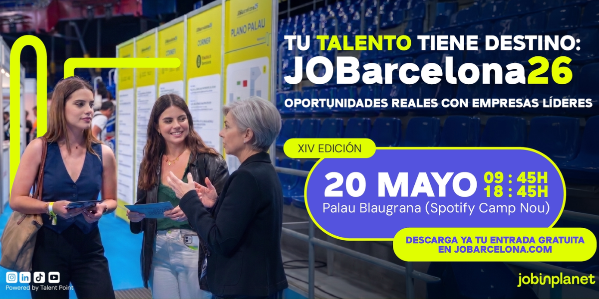 El SEPE comprometido con el empleo joven en JOBarcelona 2026