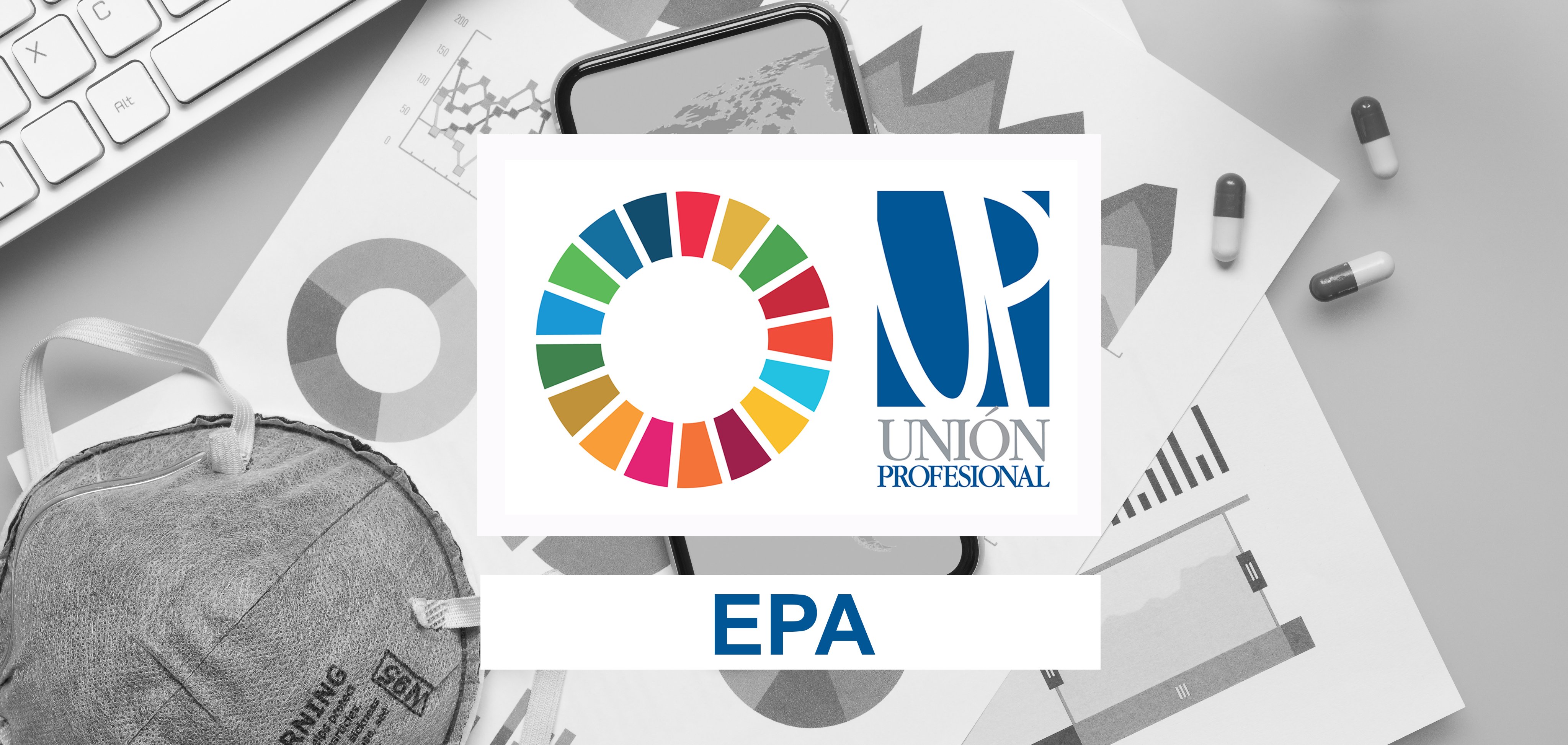 Imagen con logo de Unión Profesional y la palabra EPA