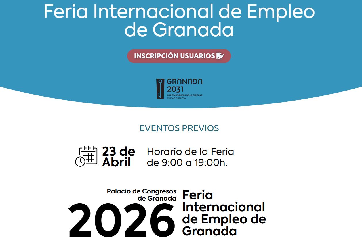 imagen del Feria Internacional de Empleo de Granada que se celebrará el 23 de abril de 2026