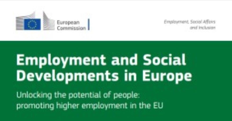 Portada de empleo y desarrollo social en Europa