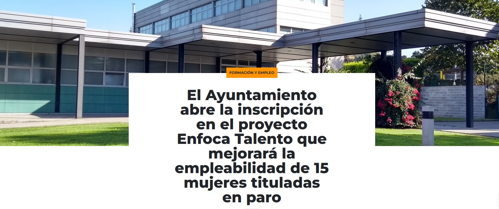 Edificio con texto en primer plano