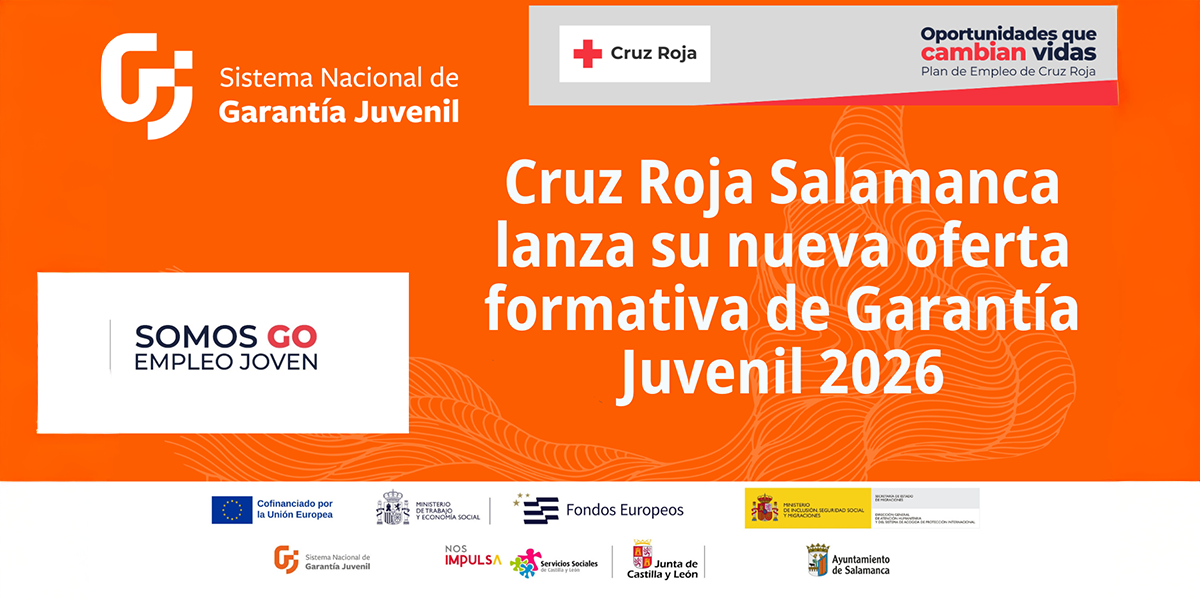 Cruz Roja Salamanca lanza su oferta formativa 2026 para jóvenes