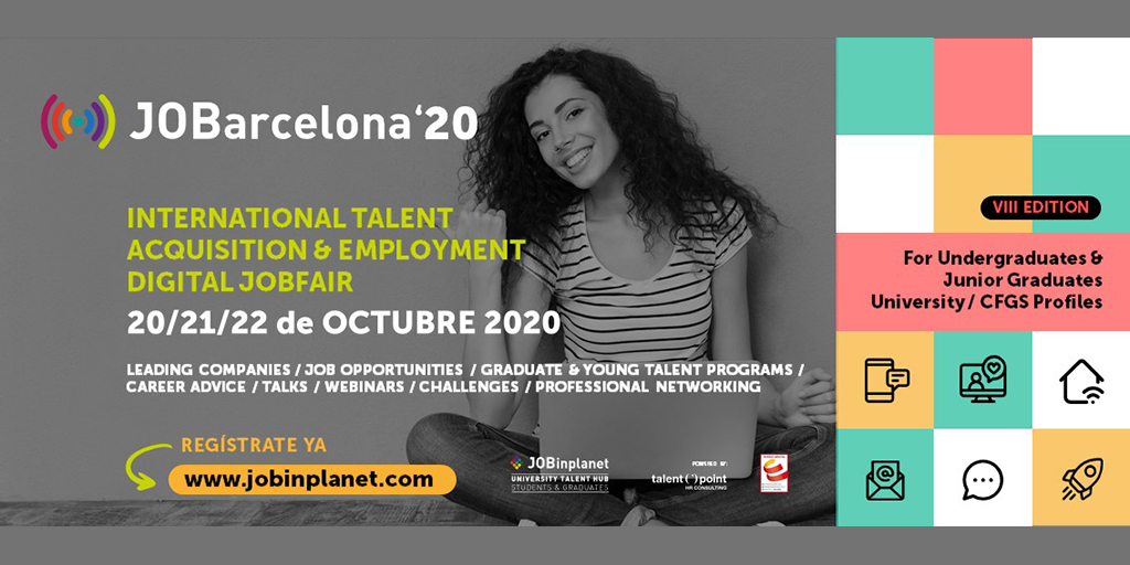 JOBarcelona Digital 2020 se celebró los días 20, 21 y 22 de octubre
